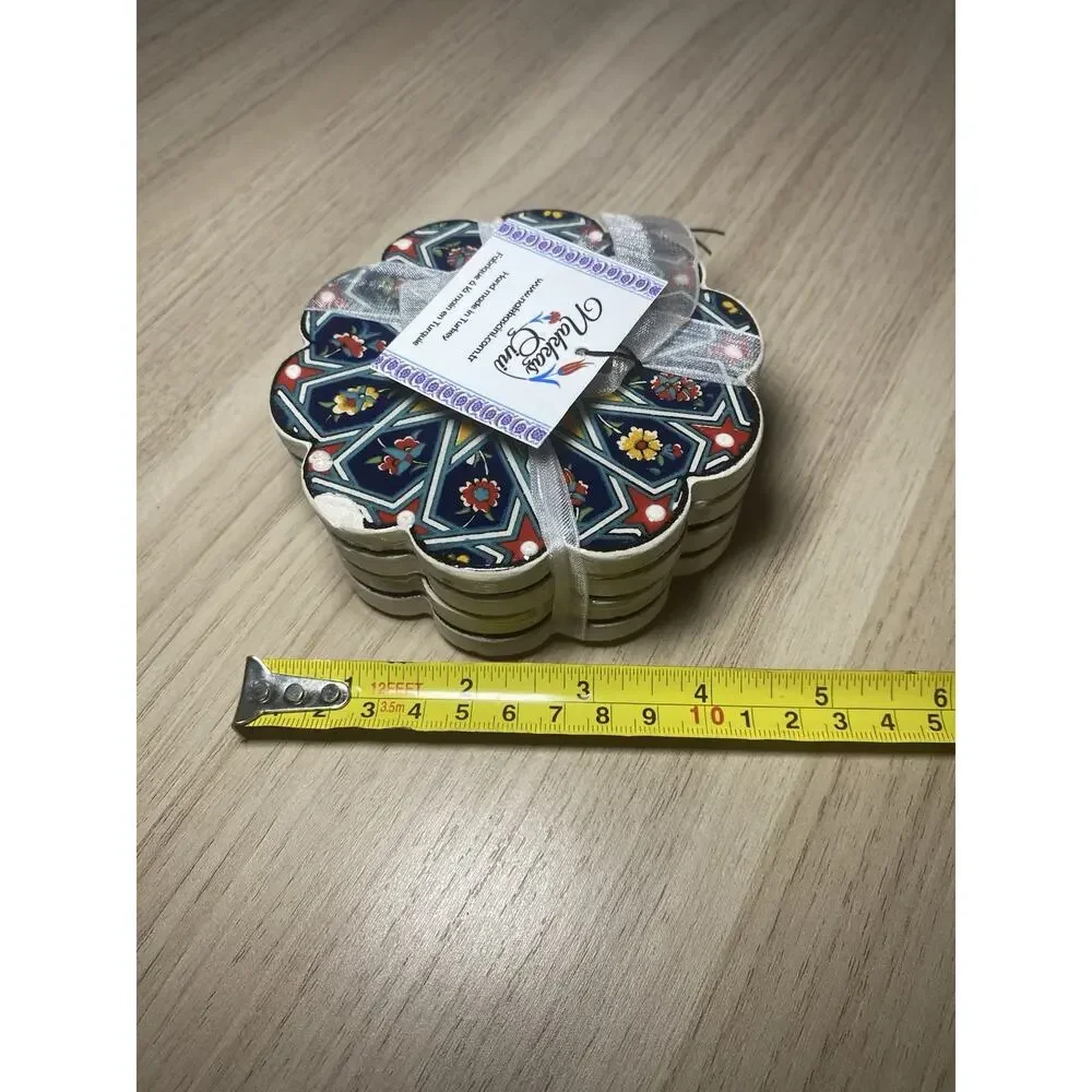 Nakkas Cini Turkey Ceramic Set of 4